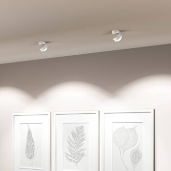 Puk! 80 Move LED svetlá matná biela matná/chróm