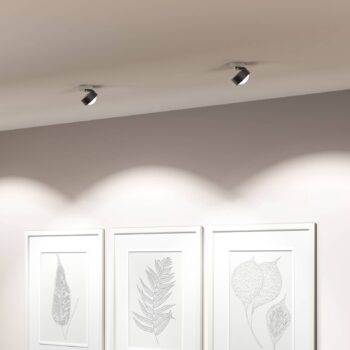 Puk! 80 Move LED svetlá matná tmavohnedá/chróm