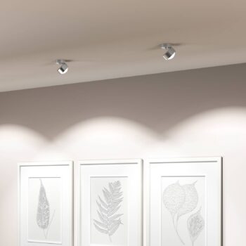 Puk! 80 Move LED svetlá šošovka matná chróm matná