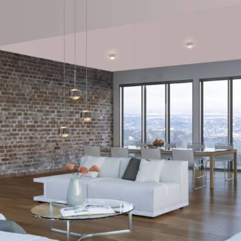 Puk Maxx Drop Trio závesné svietidlo, chróm, 3 svetlá G9