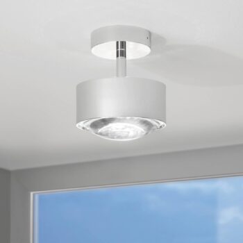 Puk Maxx Turn LED bodová šošovka číra 1fl biela matná