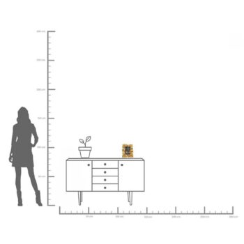 Rámček na obraz KARE Gold Leaves, 10 x 15 cm, zlatá farba