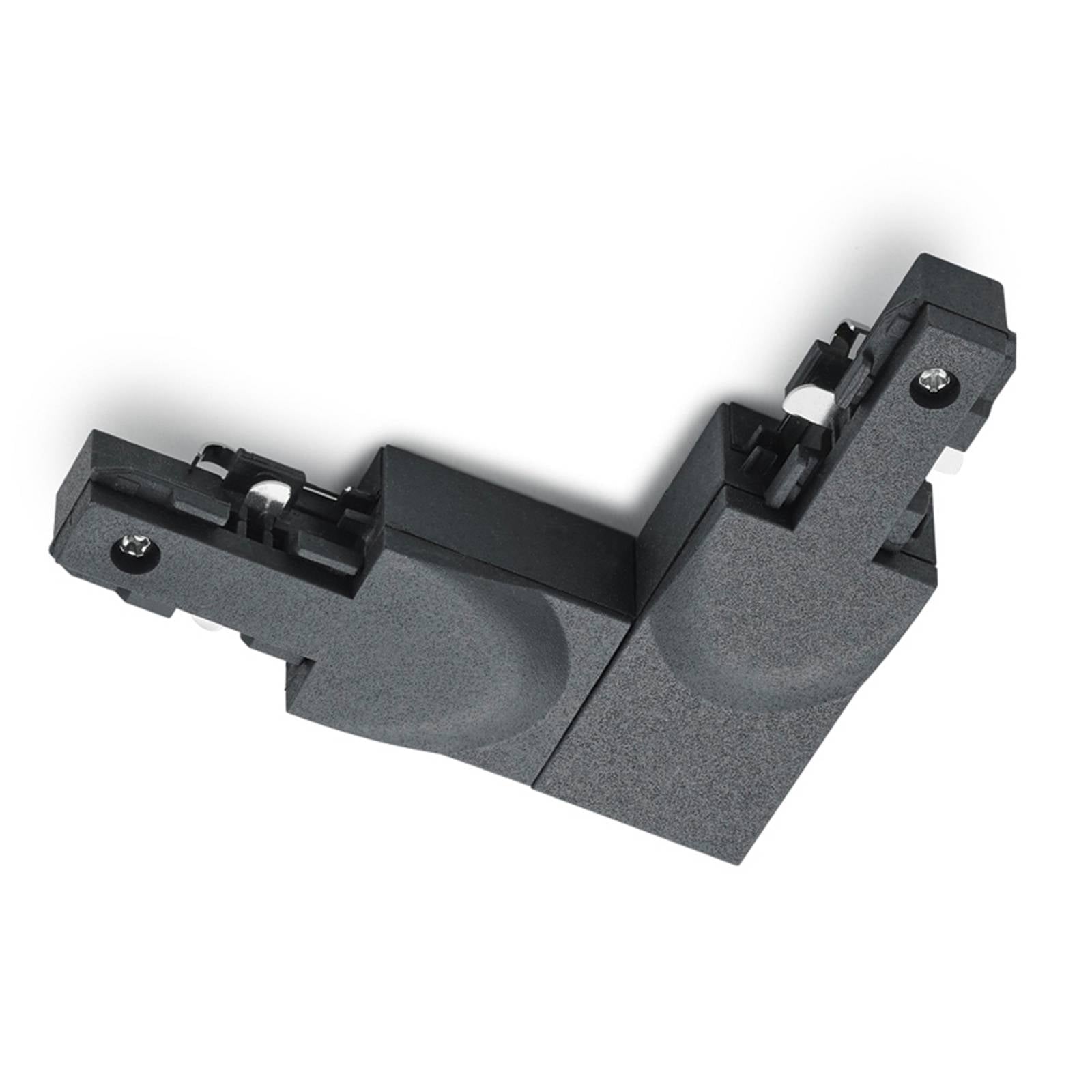 Rohový konektor DUOline ochranný vodič int čierny Rohový konektor DUOline ochranný vodič int čierny