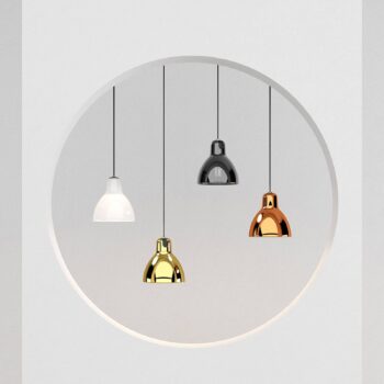 Rotaliana Luxy H5 Glam závesná lampa čierna/zlatá