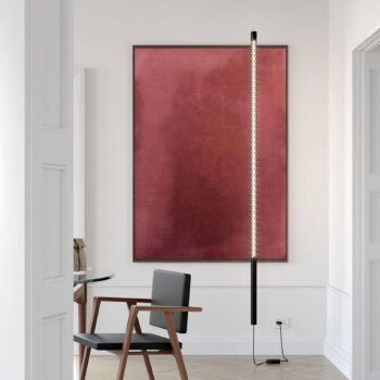 Rotaliana Squiggle H12 závesné LED, čierne