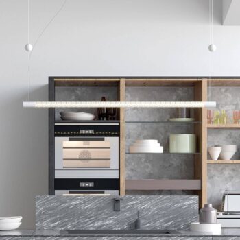 Rotaliana Squiggle H8 závesné LED biele 140 cm