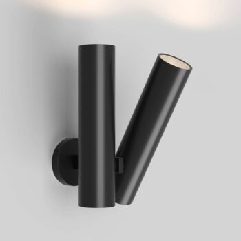 Rotaliana Tobu W1 nástenné svietidlo, 3000K, 30°, čierne