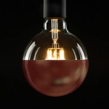 SEGULA LED globe E27 6,5W 927 zrkadlová hlava meď