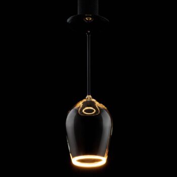 SEGULA LED žiarovka Floating Red Wine čierna, E27 5 W 922