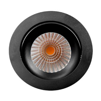 SLC DL04 LED vstavané svetlo čierne 3 000 K