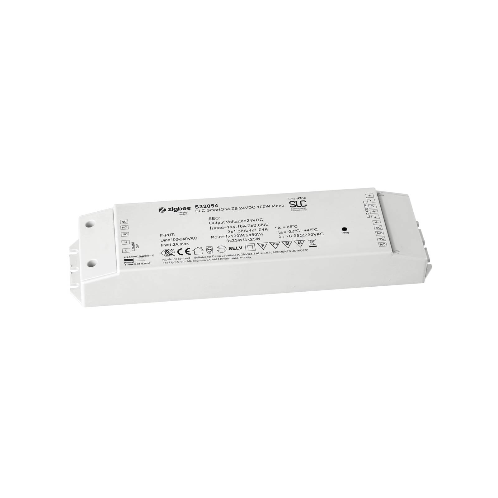 SLC SmartOne napájanie S32054 24V 96 W Mono ZigBee SLC SmartOne napájanie S32054 24V 96 W Mono ZigBee