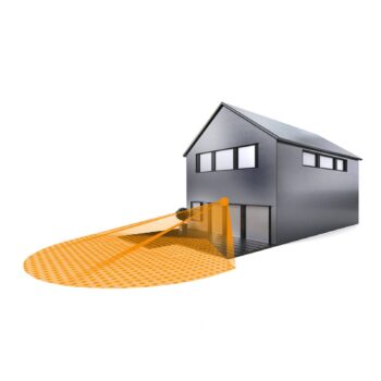 STEINEL IS 130-2 detektor pohybu, čierny