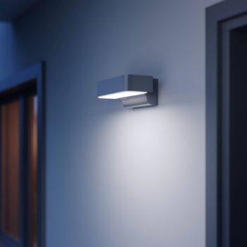 STEINEL L 800 SC LED senzorové vonkajšie nástenné svietidlo, antracitová farba