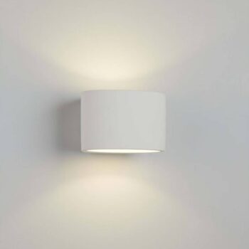 Sadrové nástenné svietidlo 8721 up/down oválne