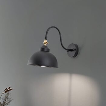 Saglam 3742 nástenné svietidlo, nastaviteľné, čierne