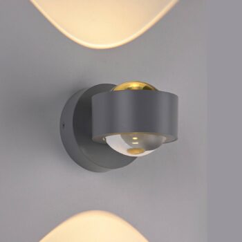 Schöner Wohnen LED nástenné svetlo Chia, strieborná, 3 000 K, smerové