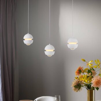 Schöner Wohnen LED závesné svietidlo Lini biela, 3-pl., 3 000 K