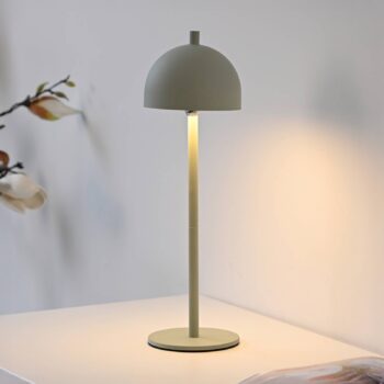 Schöner Wohnen stolová LED lampa na batérie Bellies, jarné prebudenie