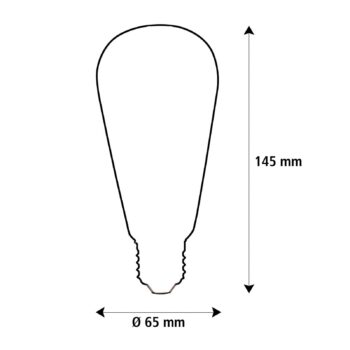 Segula LED Fire Flame Line E27 1W Rustika dym 1800K dekoratívna