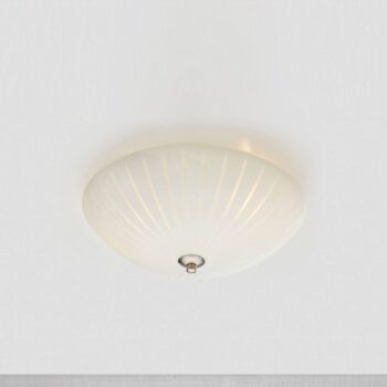 Sklenené stropné svietidlo Cut, Ø 35 cm