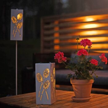 Solárna lampa Albaleaf LED, 2 možnosti použitia