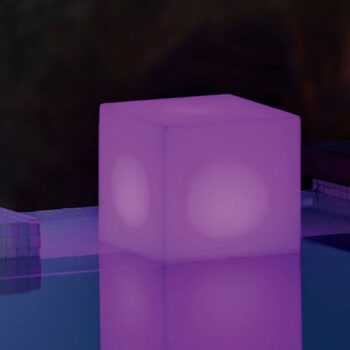 Solárne svetlo Newgarden Cuby cube, výška 20 cm