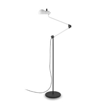 Stilnovo Topo LED stojacia lampa, biela