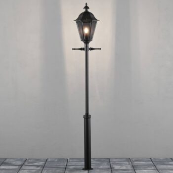 Stĺpové svietidlo Pallas, čierne