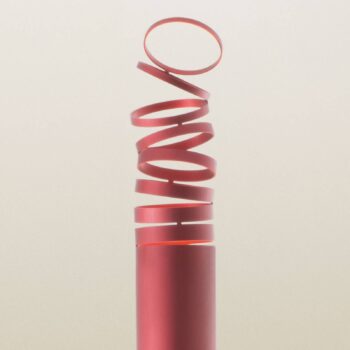 Stojaca LED lampa Artemide Decomposé, červená