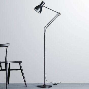 Stojacia lampa Anglepoise Type 75, čierna