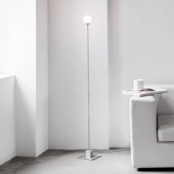 Stojacia lampa Northern Snowball, oceľ