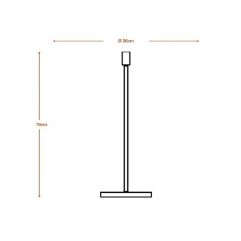 Stojacia lampa OSRAM DECOR STICK, béžová, výška 78 cm, 1 x E27
