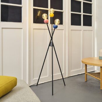 Stojacia lampa OSRAM Decor Bubble, farebná, 3-pl., oceľ, E27