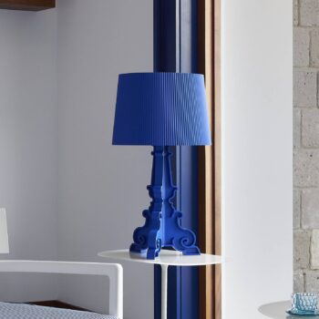 Stolná LED lampa Kartell Bourgie Mat, modrá, výška 78 cm