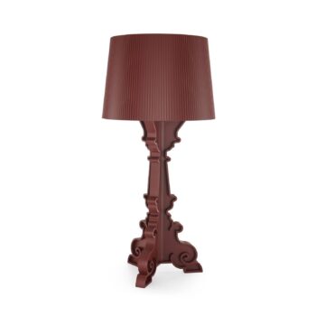 Stolná LED lampa Kartell Bourgie Mat, tmavočervená, výška 78 cm