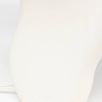 Stolná lampa KARE Nube, biela, smaltovaná oceľ, výška 48 cm