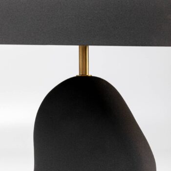 Stolná lampa KARE Nube, čierna, oceľ, výška 48 cm