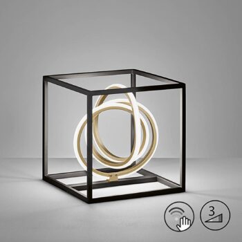 Stolová LED lampa Gisi, trojstupňovo stmievateľná