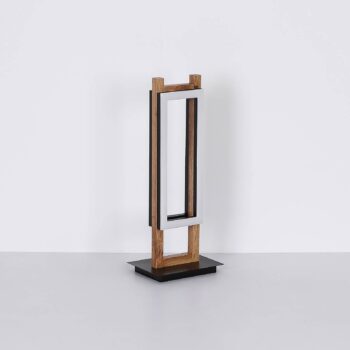 Stolová LED lampa Illa v drevenom dizajne