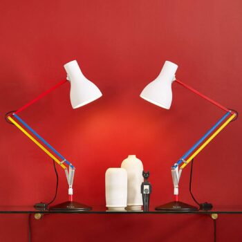 Stolová lampa Anglepoise Type 75 Mini, biela, 70 cm