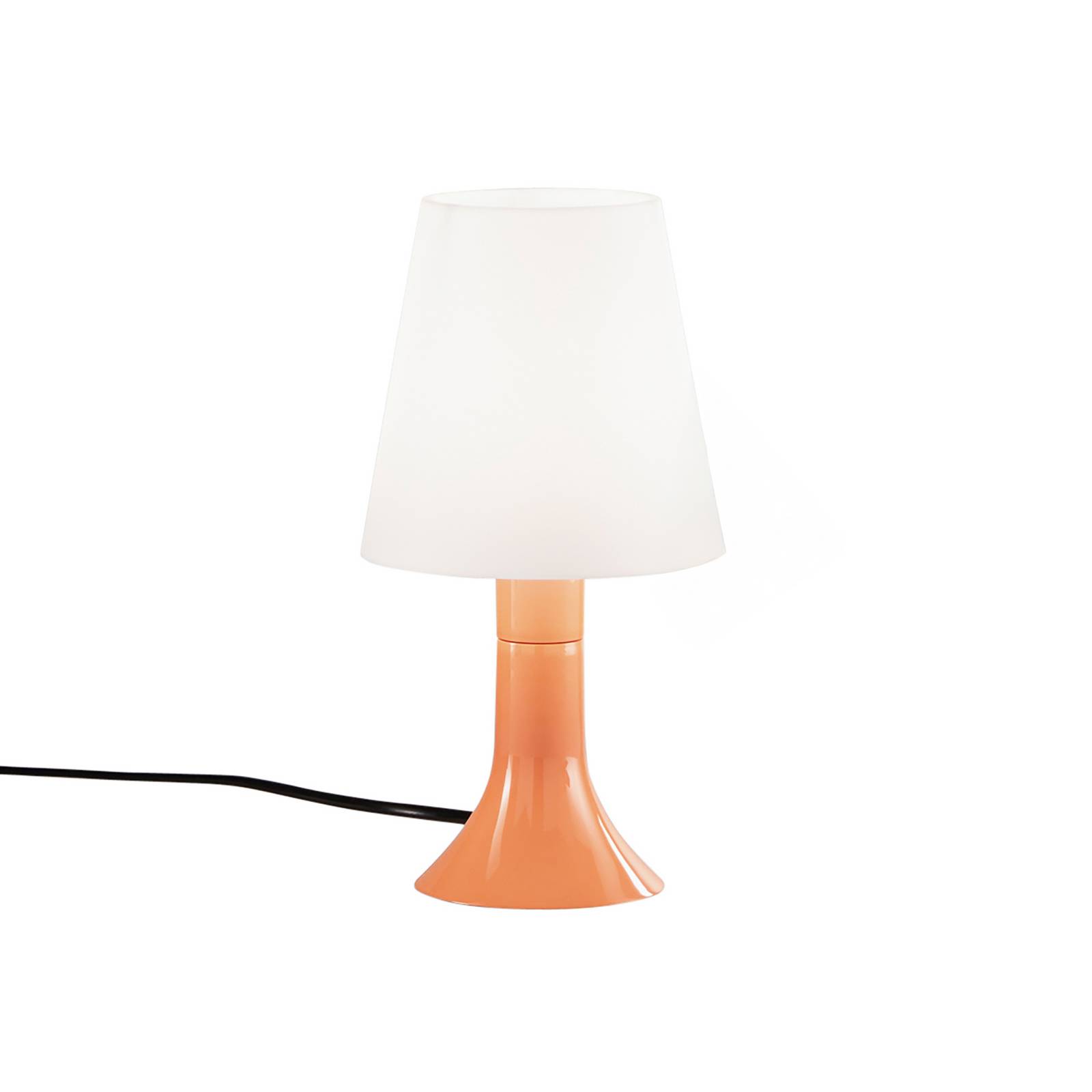 Stolová lampa BINGO Lumetto, oranžová/biela, 24,5 cm, plast Stolová lampa BINGO Lumetto, oranžová/biela, 24,5 cm, plast