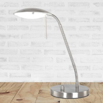 Stolová lampa Eloi, oceľová