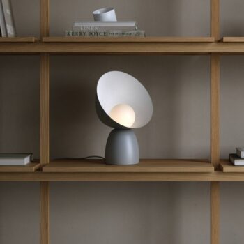 Stolová lampa Hello, sivá