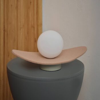 Stolová lampa OSRAM Decor Pearl, béžová, plsť, G9