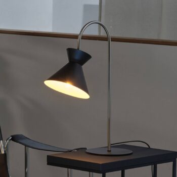 Stolová lampa OSRAM Decor Waist, oceľ, čierna, E27