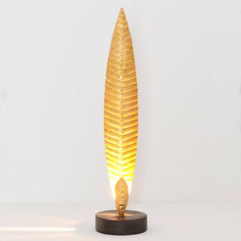 Stolová lampa Penna zlatá výška 38 cm