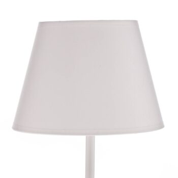 Stolová lampa Soho, kužeľovitá, výška 33 cm, biela