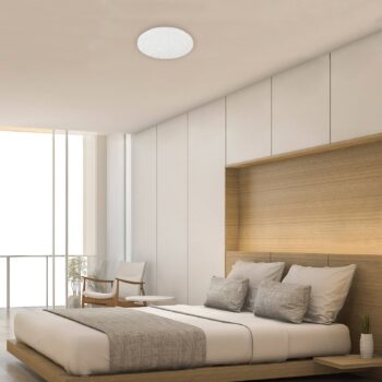 Stropné LED svetlo Brili Splash IP44 biela 4 000 K