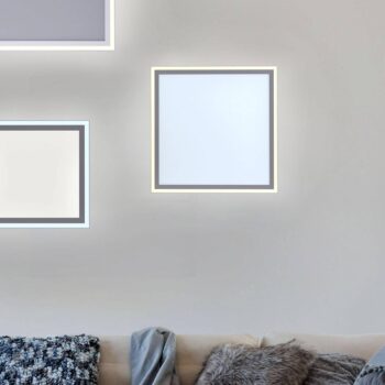 Stropné LED svetlo Edging, tunable white, 46x46 cm