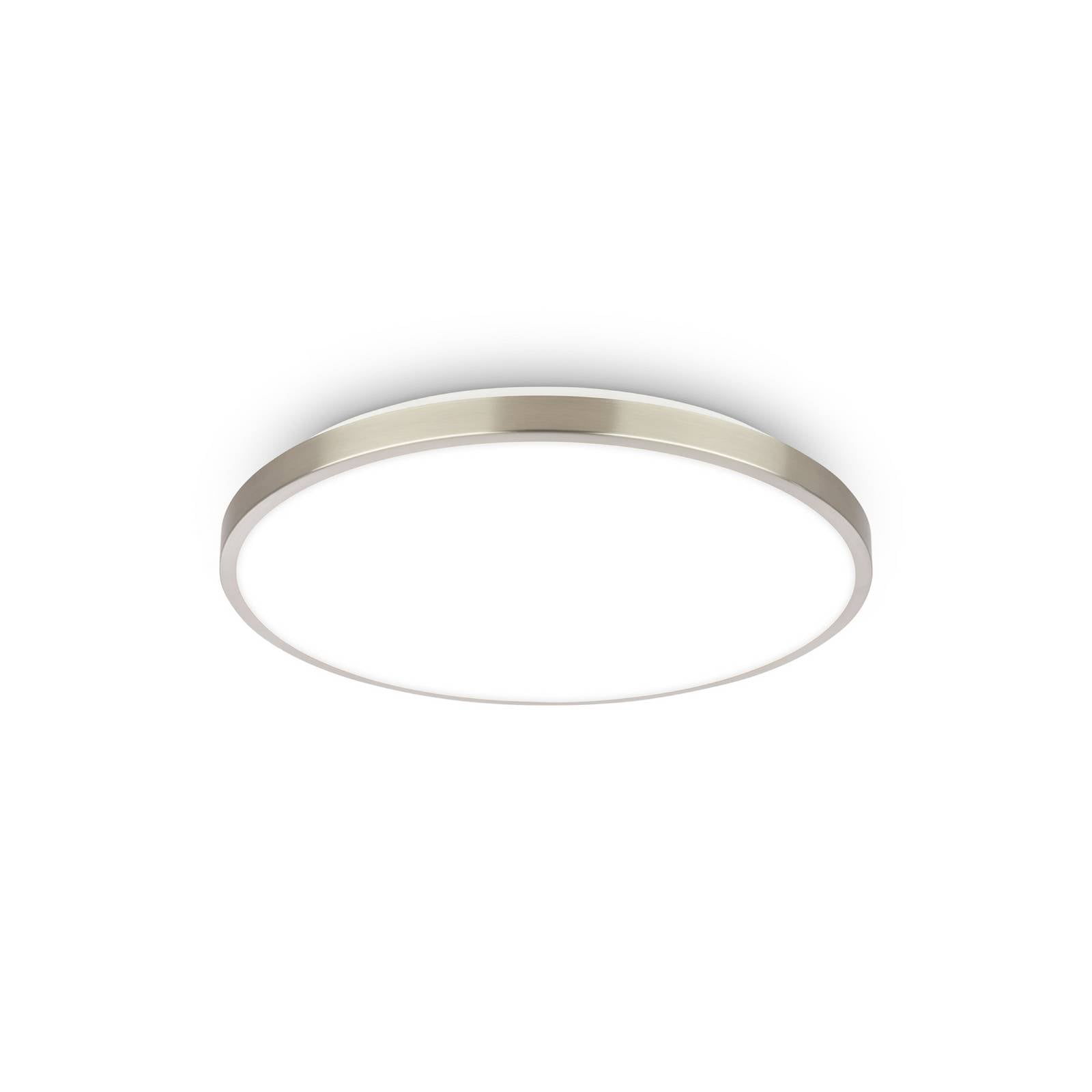 Stropné LED svetlo Kaida nikl matný, Ø 30 cm, EEK A, 4 000 K Stropné LED svetlo Kaida nikl matný, Ø 30 cm, EEK A, 4 000 K